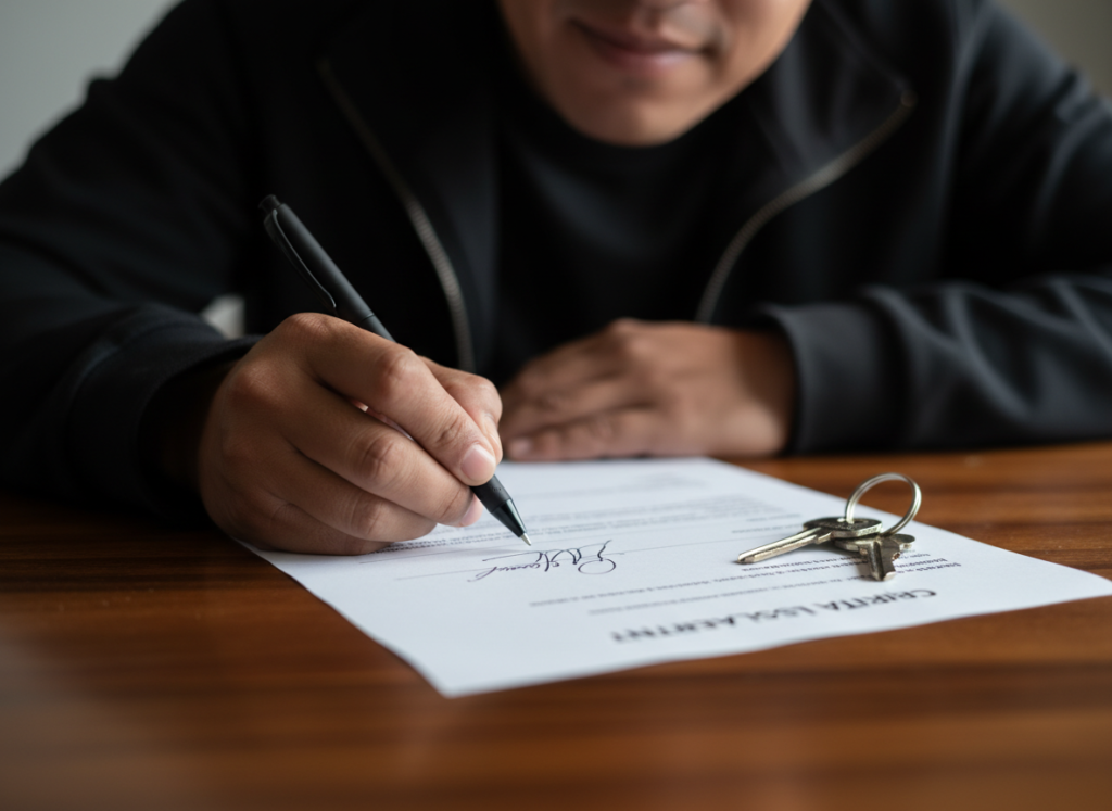 Sin Padrón no hay Papeles: Tus derechos como inquilino lease signing moment