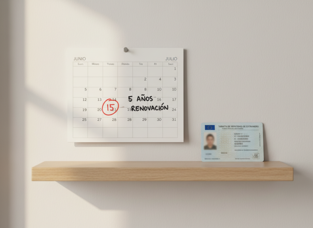 renovación 5 años